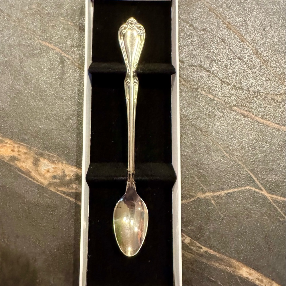 Vintage 1990 Bay Silver Baby Spoon